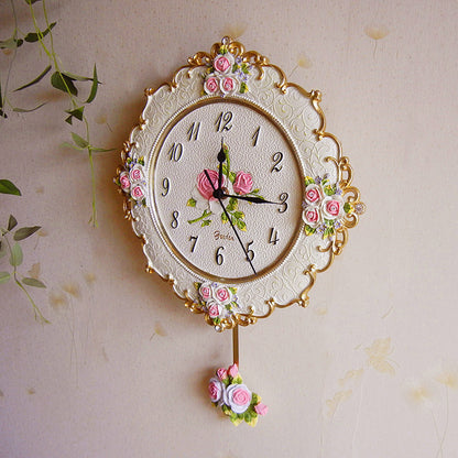 Orologio da parete Barocco perle lusso