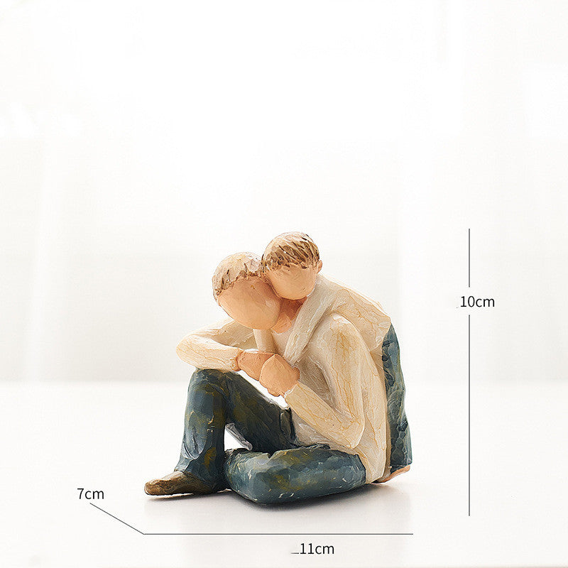 Statuetta Famiglia Nordica
