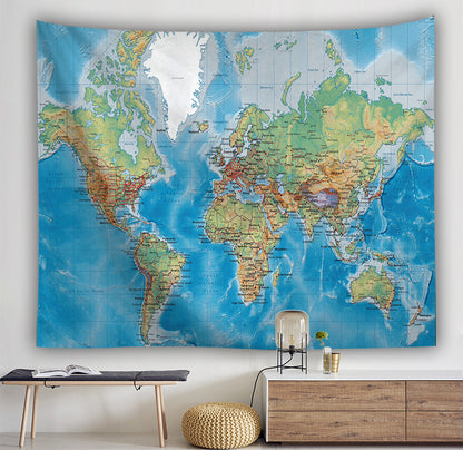 Tappezzeria mappa mondiale