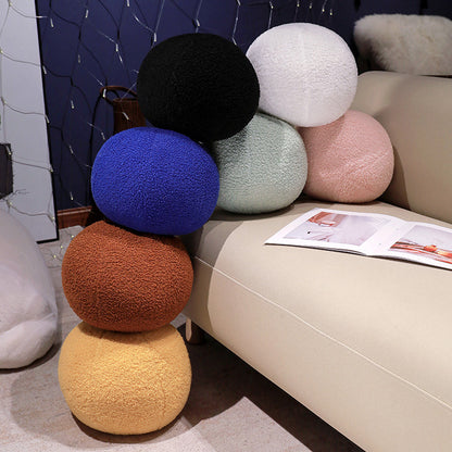 Cuscino peluche sferico nordico