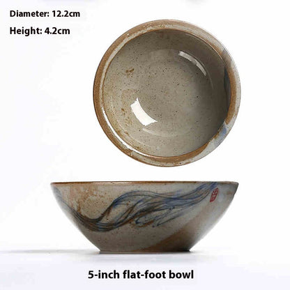 Ciotola ceramica dipinta a mano
