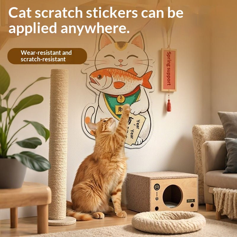 Adesivo murale gatto 3D