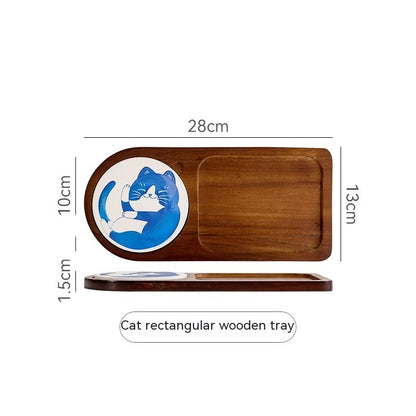 Vassoio colazione legno