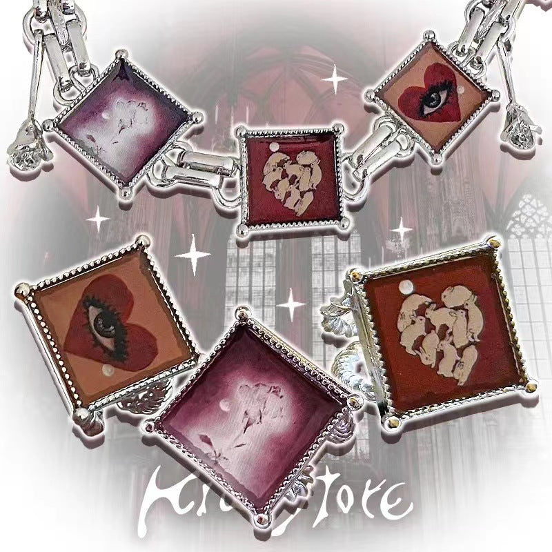 Collana Quadrato Olio