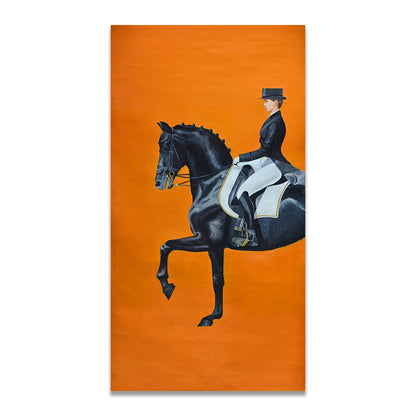 Quadro Cavallo Arancione