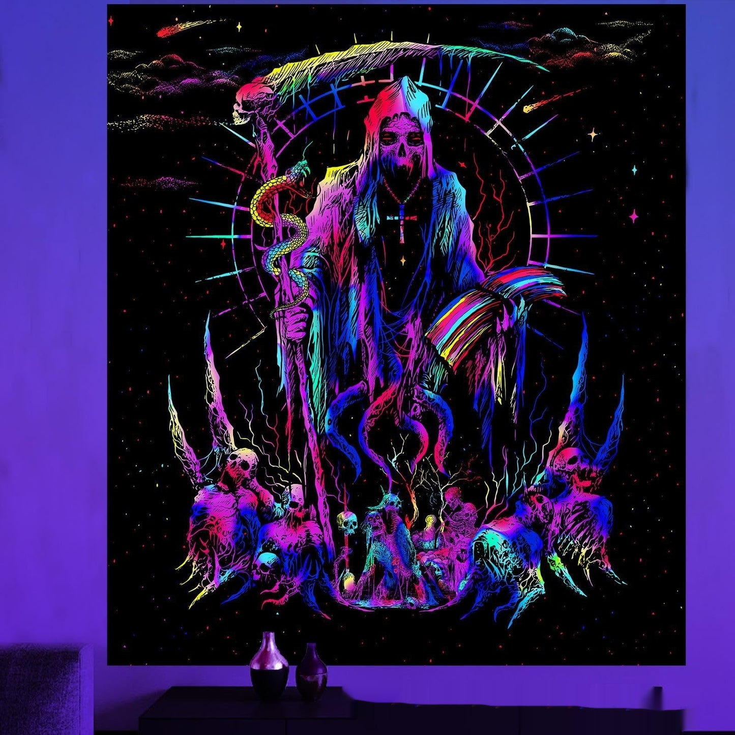 Tappezzeria fluorescente
