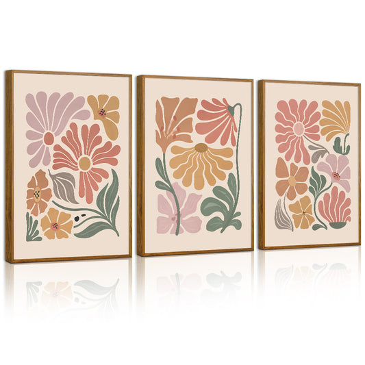 Quadro su tela Mandala floreale decorativo