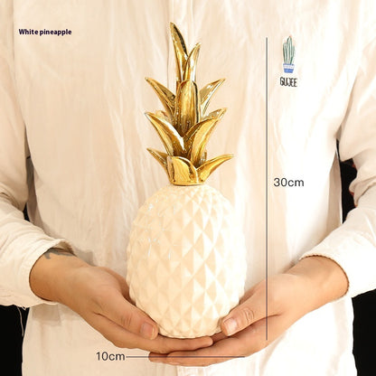 Ananas decorativo in ceramica