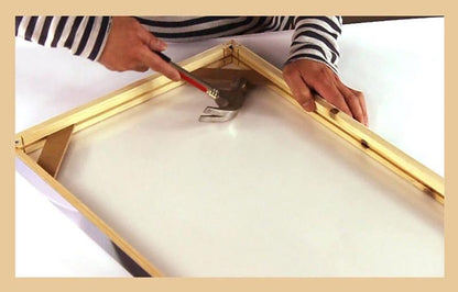 Cornice foto legno
