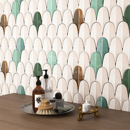Piastrelle Mosaico Piume
