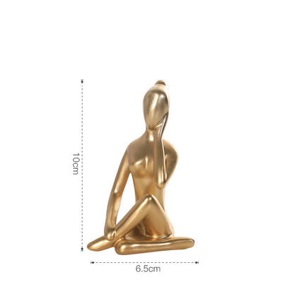 Figurina yoga astratta