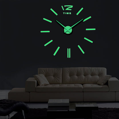 Orologio da parete Neon verde TIME