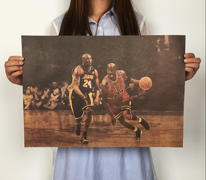 Poster Giocatore di basket in salto