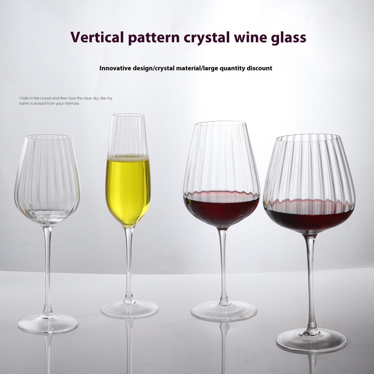 Calice vino stile nordico