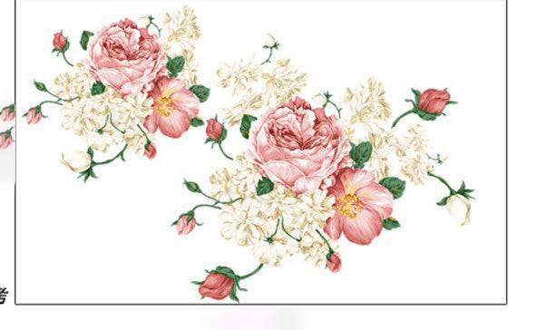 Adesivo murale peonie
