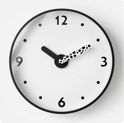 Orologio da parete Colore giallo pois