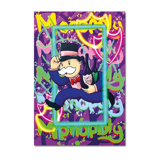 Quadro su tela Personaggi cartoon pop art colorati