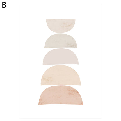 Quadro geometrico beige