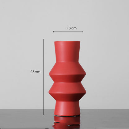 Vaso ceramica colori Morandi