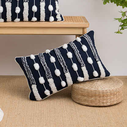 Copricuscino imbottito stile boho