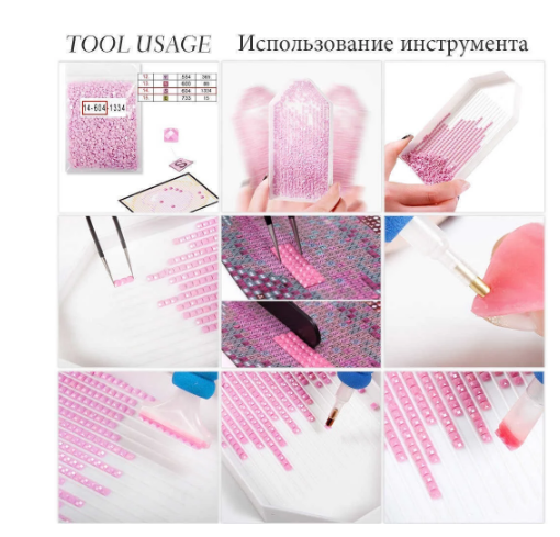 Diamond Painting Rosa
