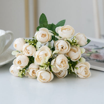 Bouquet rosa artificiale