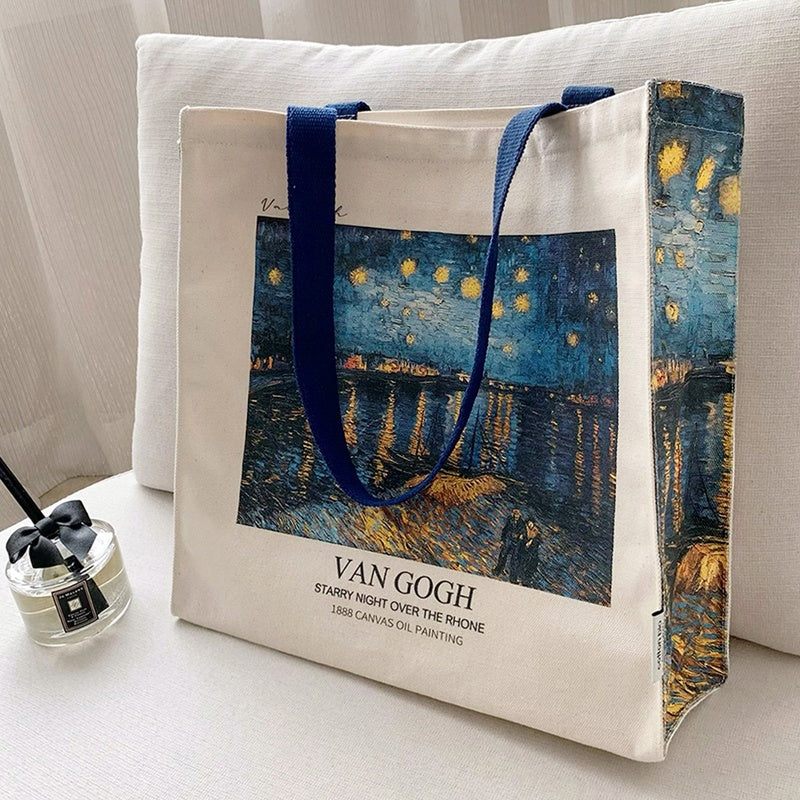 Borsa Tela Notte Stellata
