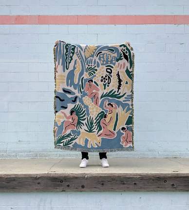 Tappeto arcobaleno scandinavo