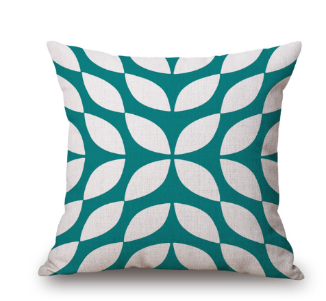 Federa geometrica giallo-verde