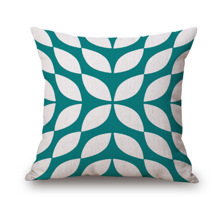 Federa geometrica giallo-verde
