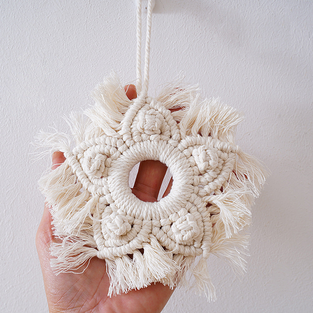 Ciondolo stella cotone boho