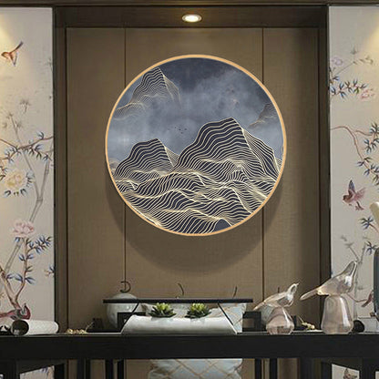 Quadro Circolare Oro