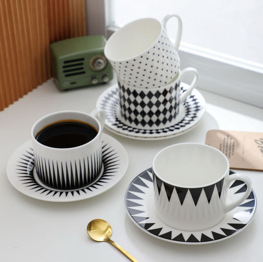 Tazza caffè geometrica