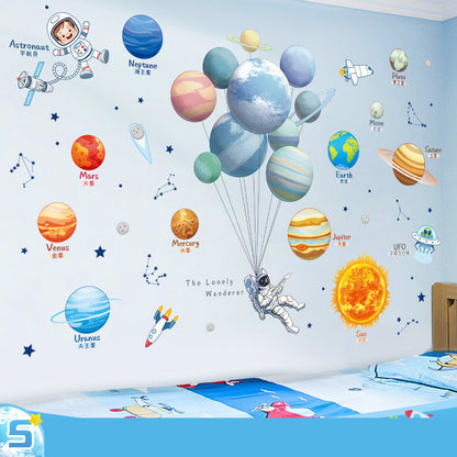 Adesivo murale astronauta