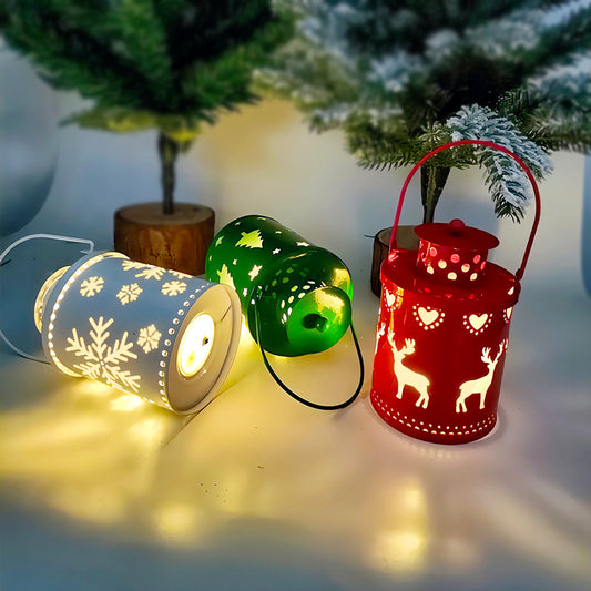 Set lanterne LED natalizie