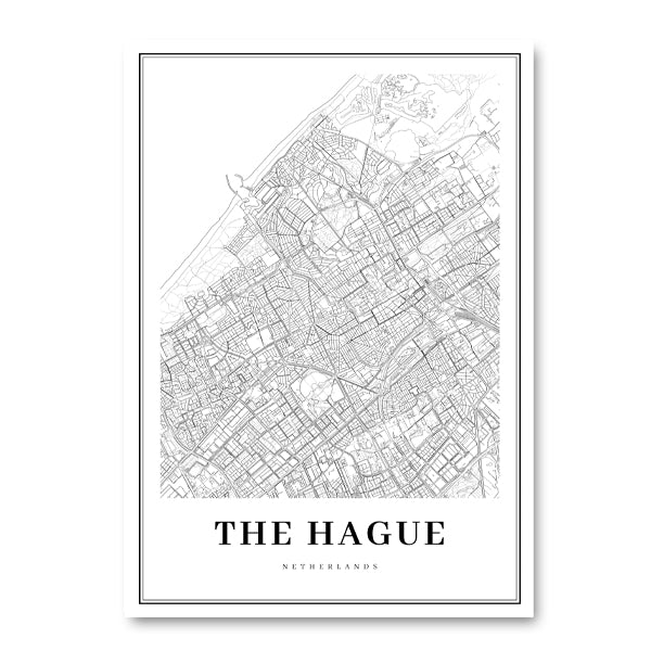 Poster Mappa Paesi Bassi
