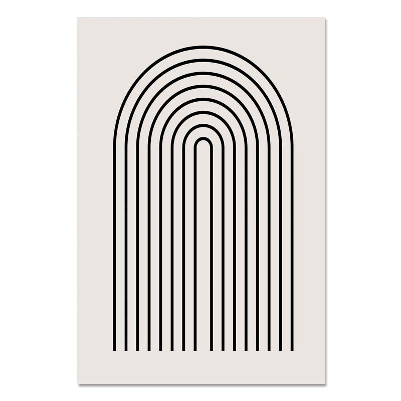 Poster Forme circolari geometriche