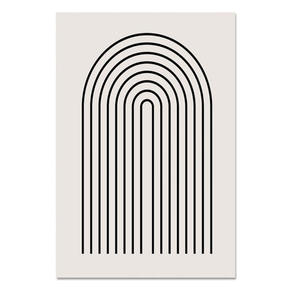 Poster Forme circolari geometriche