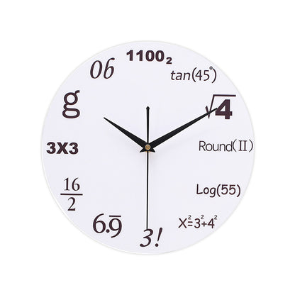 Orologio da parete Formule matematica orologio