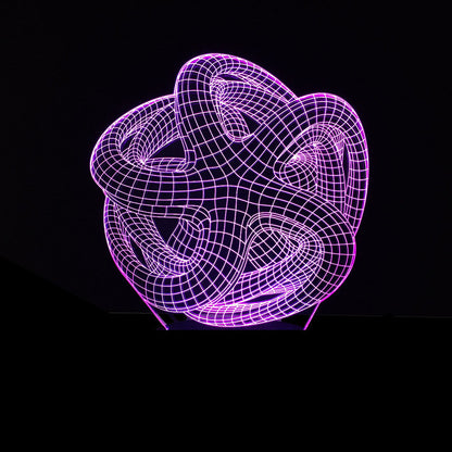 Lampada notturna 3D