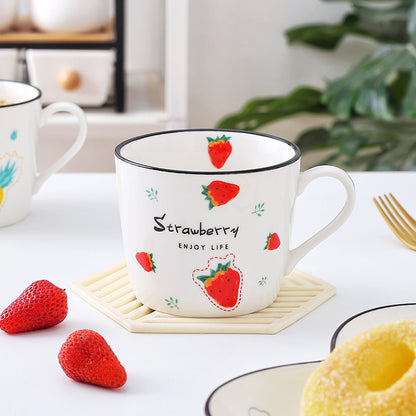 Tazza fragola stile nordico