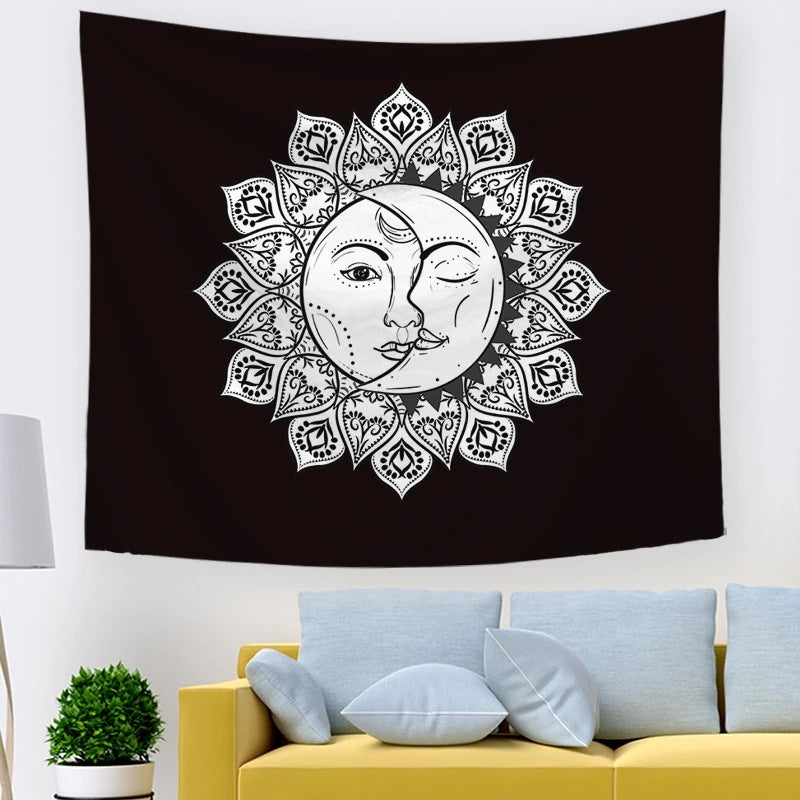 Tappeto Sole Luna Stelle