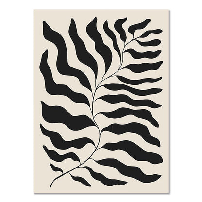 Poster Forme astratte e volti