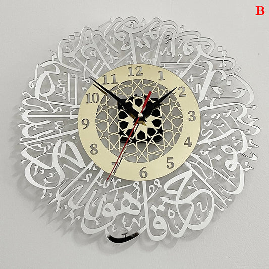 Orologio da parete Mappa legno incisa
