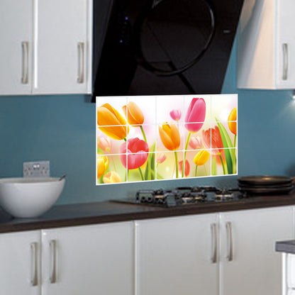 Adesivo Cucina Tulipani