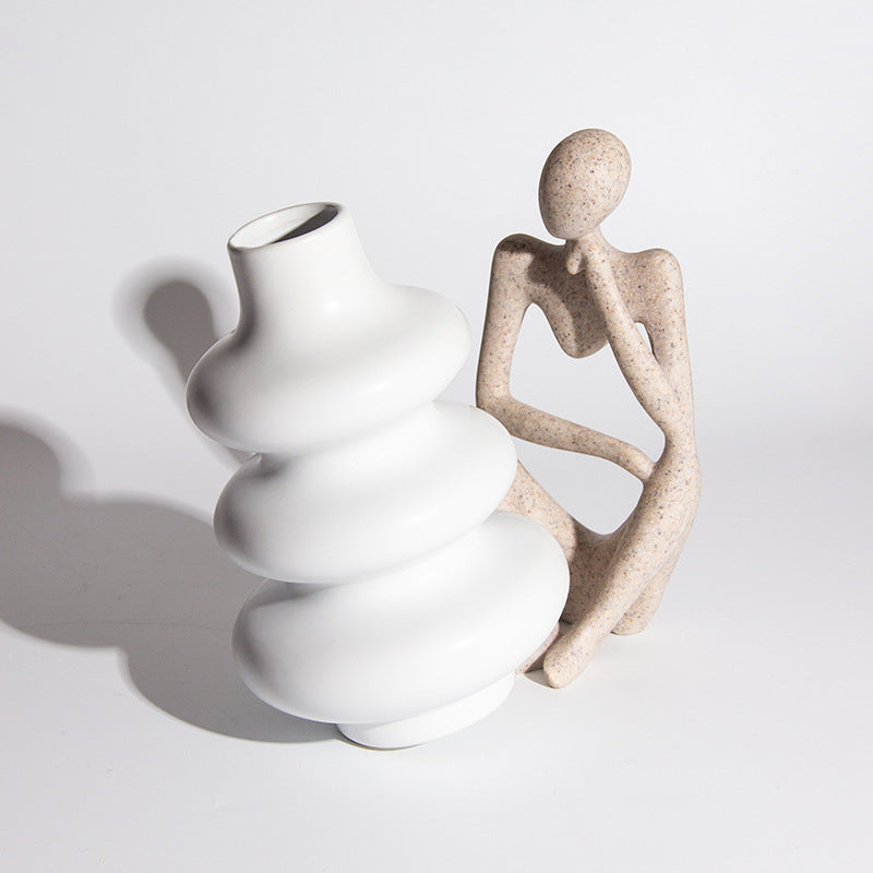 Vaso ceramica stile nordico
