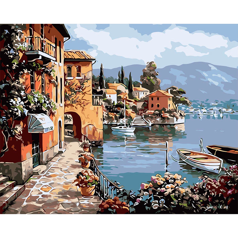 Quadro paesaggio senza cornice