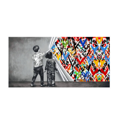 Quadro Graffiti Astratto
