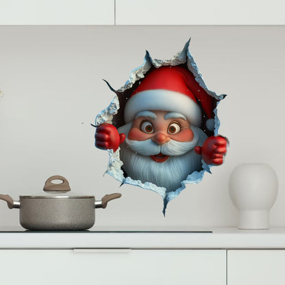 Adesivo Babbo Natale 3D