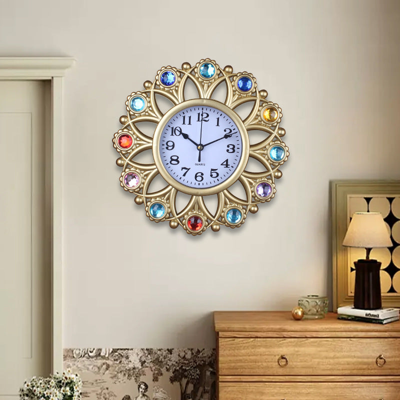 Orologio da parete Cristalli ornamentali